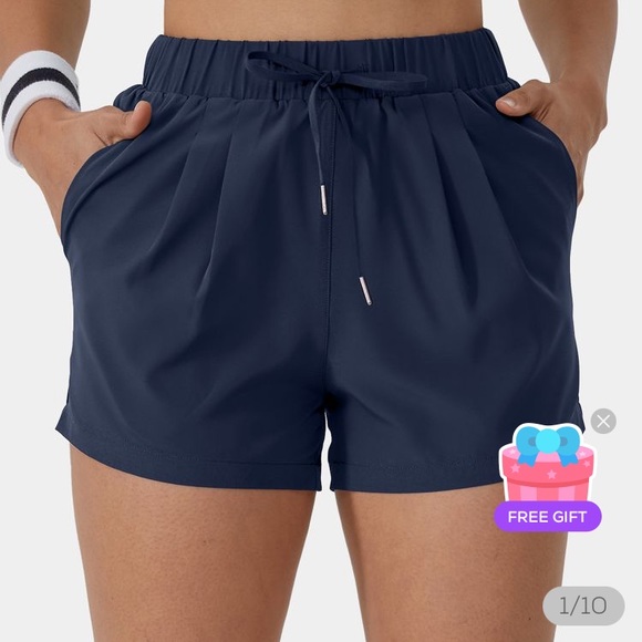 Halara navy athletic shorts - Picture 1 of 2